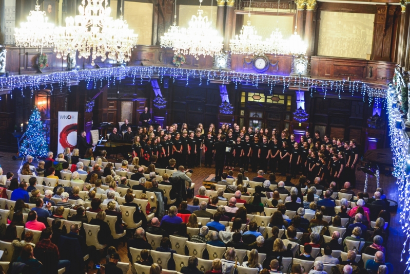 Smallerwnochristmasconcert2017kirstenmcternan 239 WNO Youth Opera and Community Chorus on stage.