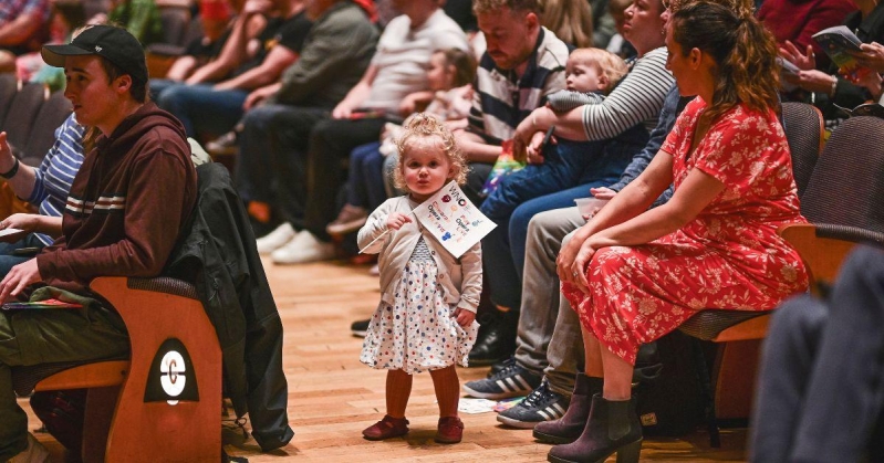 Child in audience